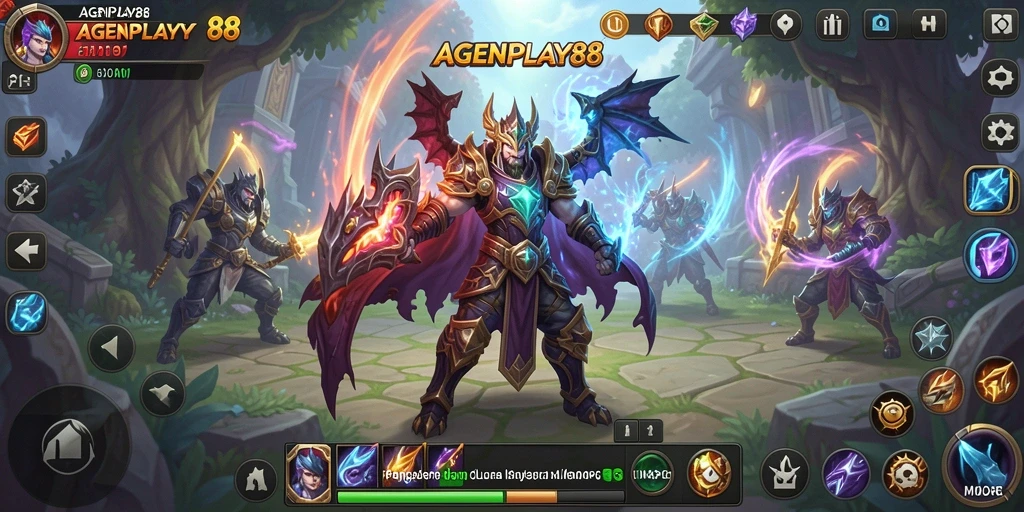 Tampilan gameplay <strong>AGENPLAY88</strong> yang menunggu aksi seru di dunia MMORPG.