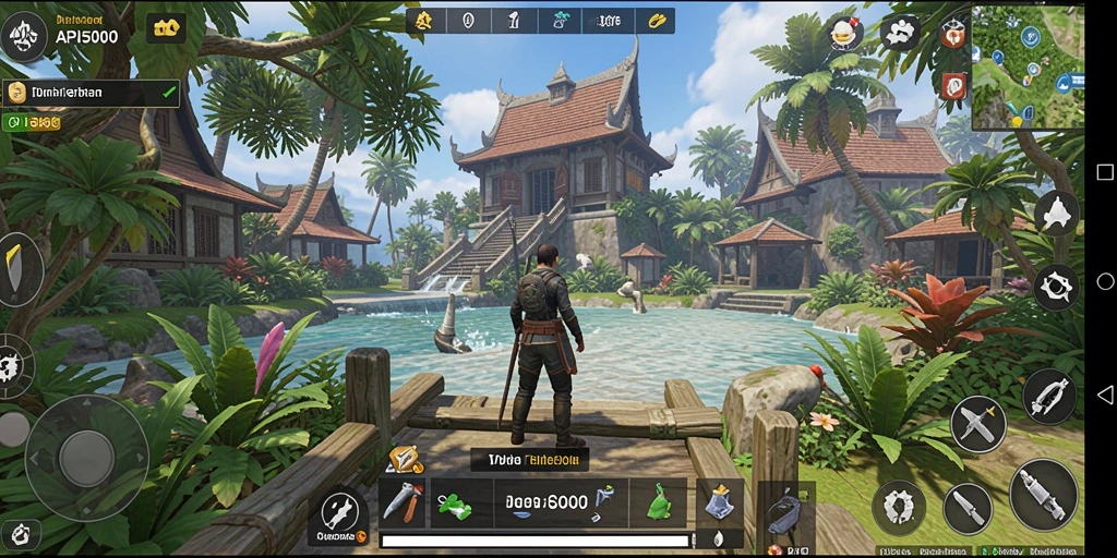 Gameplay Open World di API5000 dengan pemandangan yang menakjubkan.