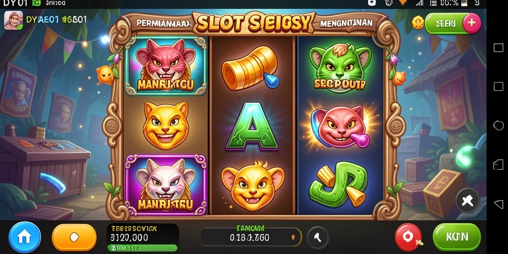 Tampilan gameplay menarik dari permainan Slot DY01.