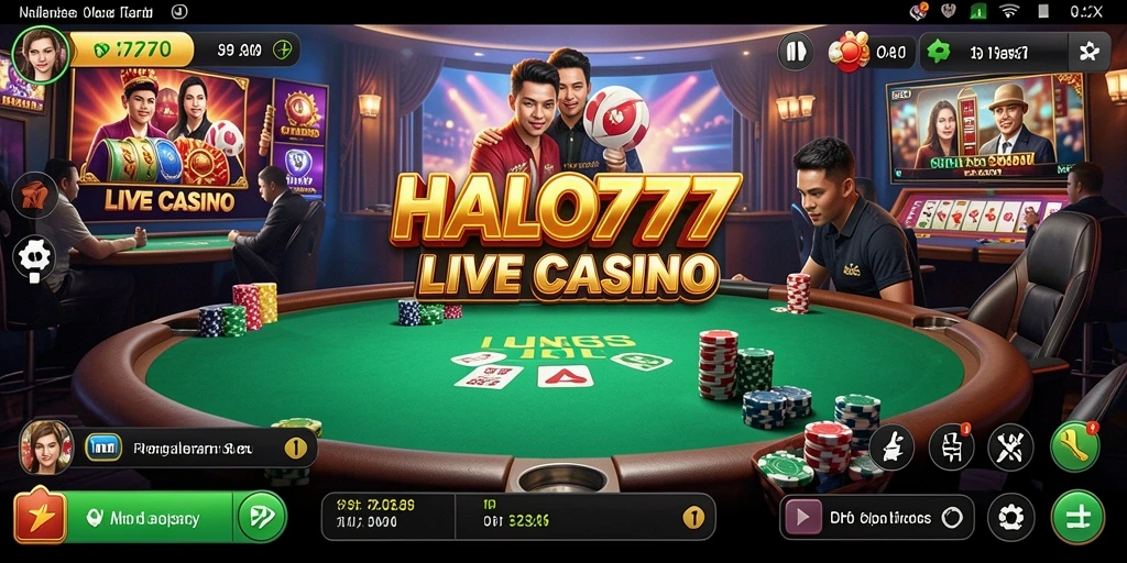 Tampilan gameplay menarik di HALO777 dengan dealer profesional.