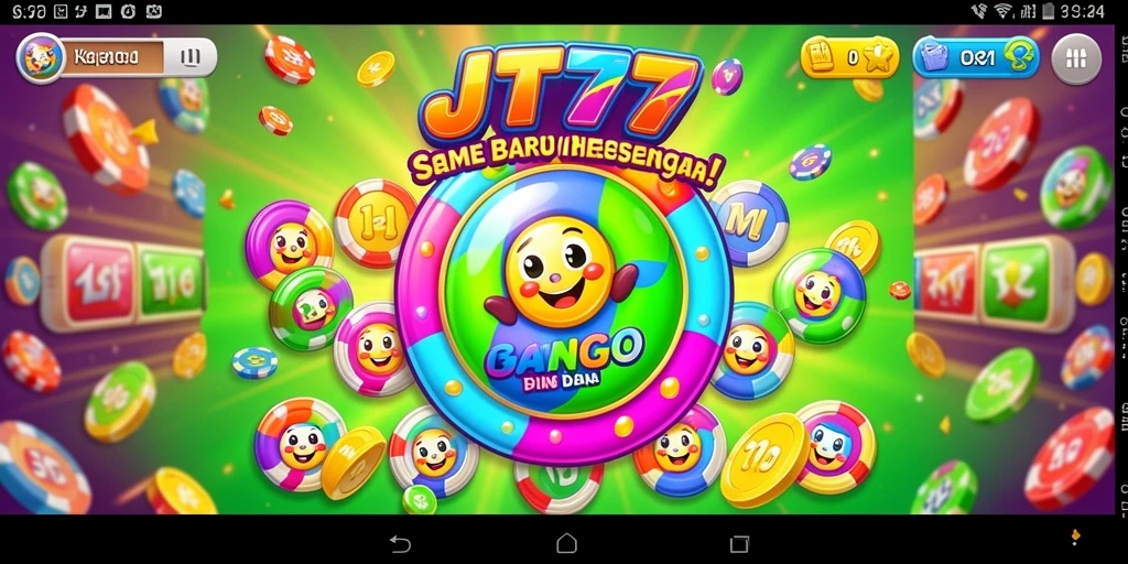 Tampilan gameplay JT777 yang menarik dengan suasana Bingo yang seru.