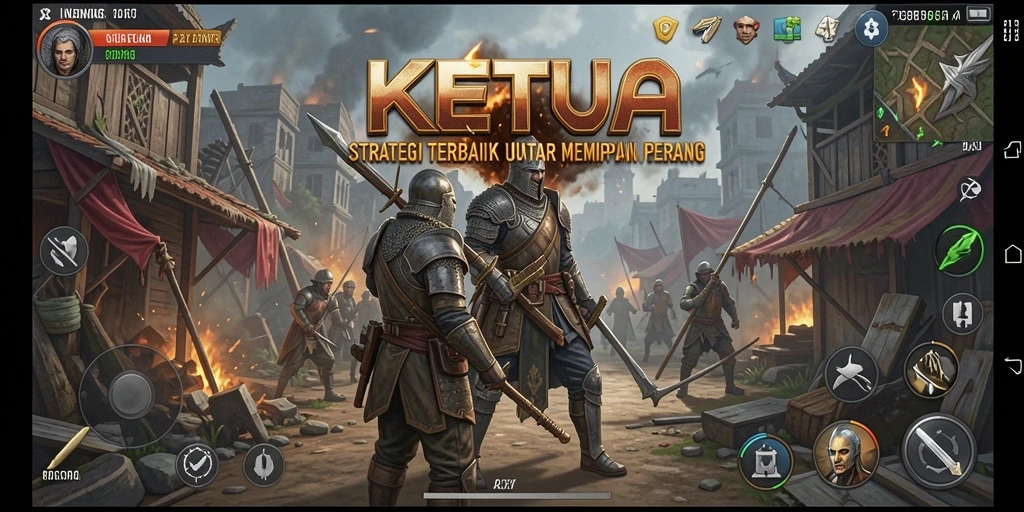 Tampilan gameplay KETUA yang menarik dan menegangkan.
