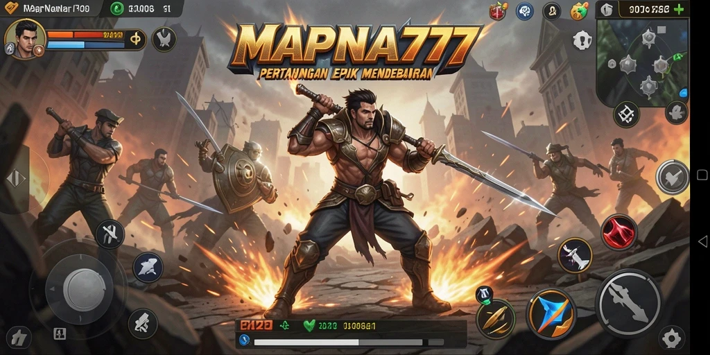 Tampilan gameplay MAPNA777 yang seru dan penuh aksi Fighting.