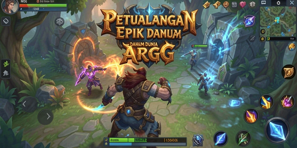 Tampilan seru dari gameplay ARPG N06 yang mendebarkan.