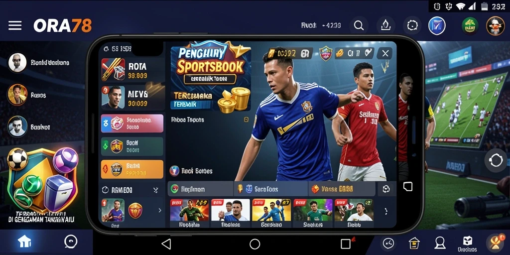 Tampilan gameplay Sportsbook yang mengasyikkan dan interaktif.