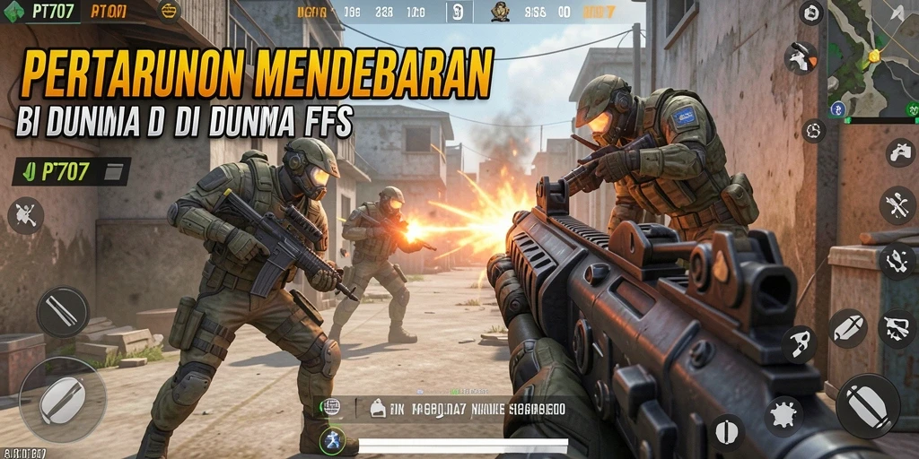 Tampilan gameplay PT707 yang menegangkan dan penuh aksi.