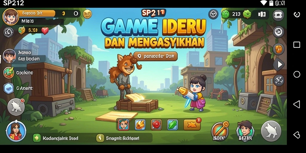 Tampilan gameplay SP212 yang seru dan interaktif.
