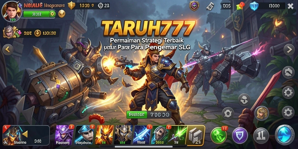 Screenshot gameplay TARUH777 yang menunjukkan pertarungan epik dan strategi.