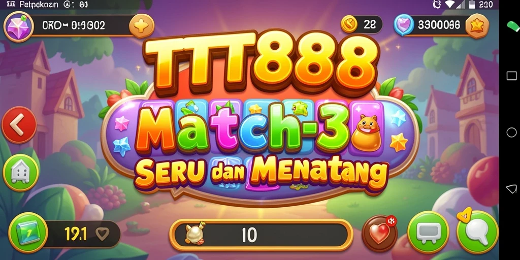 Tampilan gameplay yang seru dan penuh warna dari TTT888.