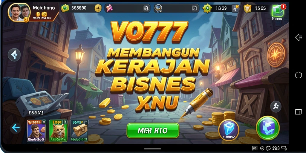 Gameplay VO777 yang menarik dalam membangun bisnis Tycoon.